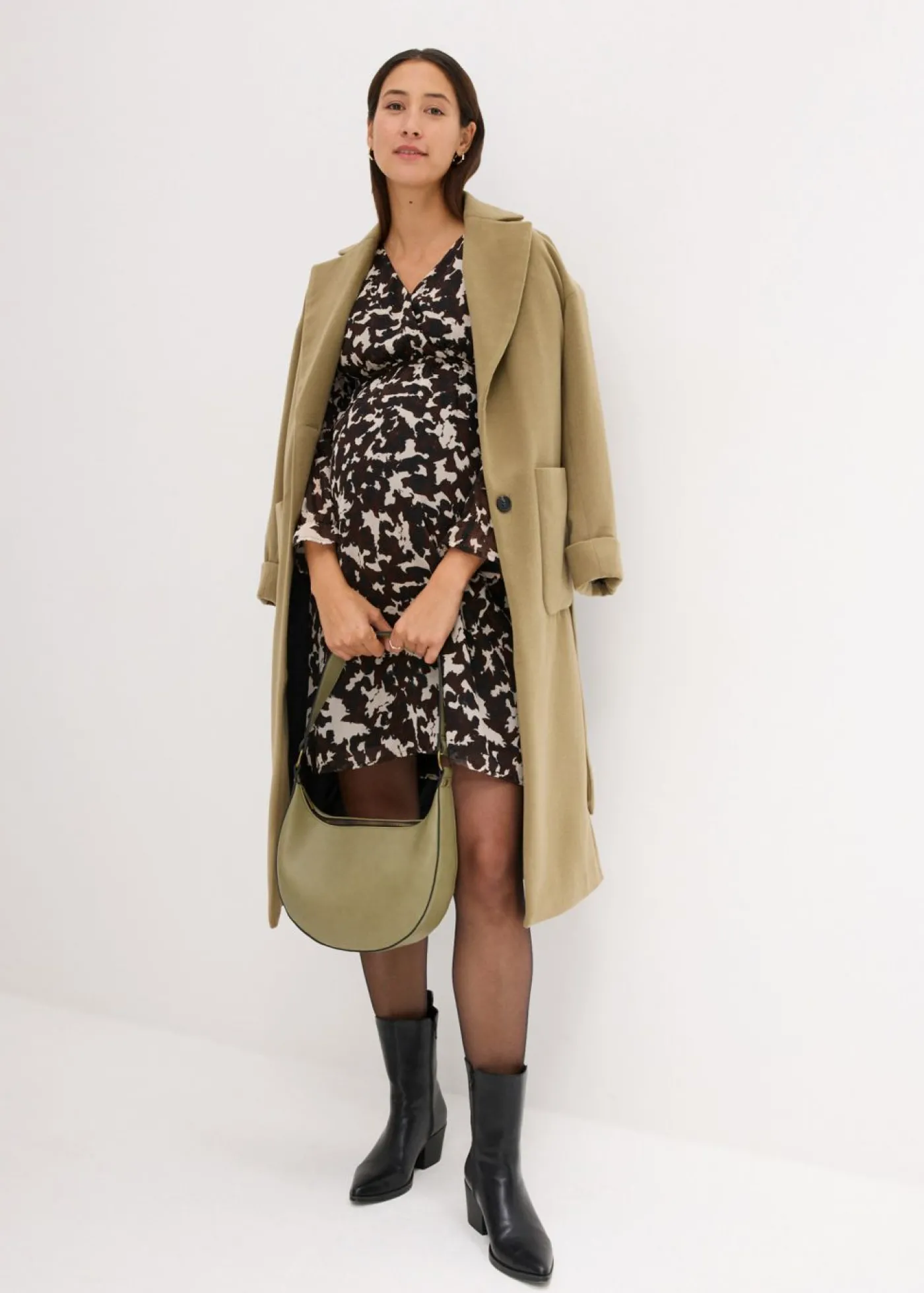 bonprix bonprix Vestido de lactancia Negro Clearance