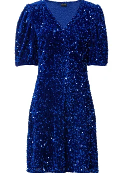bonprix bonprix Vestido de lentejuelas zafiro Online