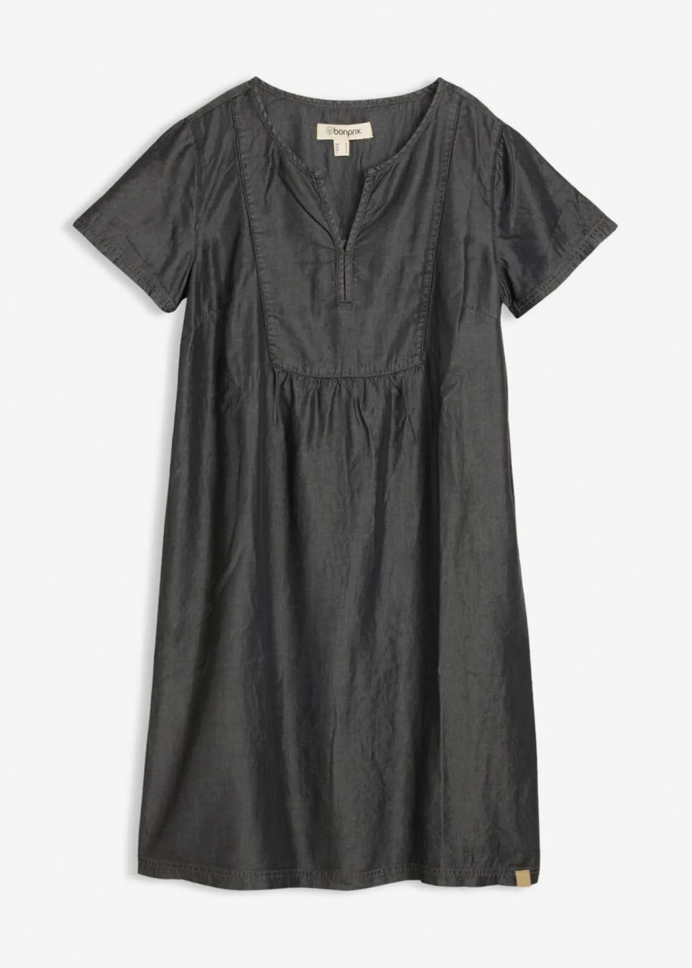 bonprix bonprix Vestido de lyocell denim negro Sale