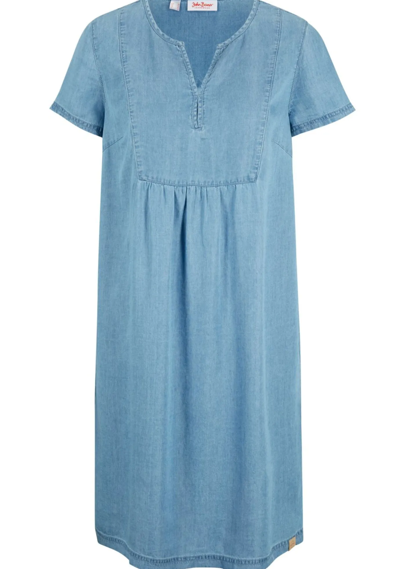 bonprix bonprix Vestido de lyocell Denim claro Outlet