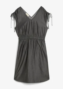 bonprix bonprix Vestido de lyocell liso denim negro