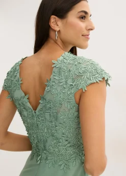 bonprix bonprix Vestido de noche Verde pastel Sale