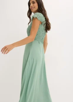 bonprix bonprix Vestido de noche Verde pastel Sale