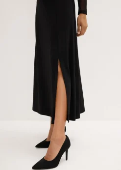 bonprix bonprix Vestido de noche con encaje Negro New