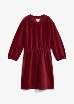 bonprix bonprix Vestido de pana Rojo rubí