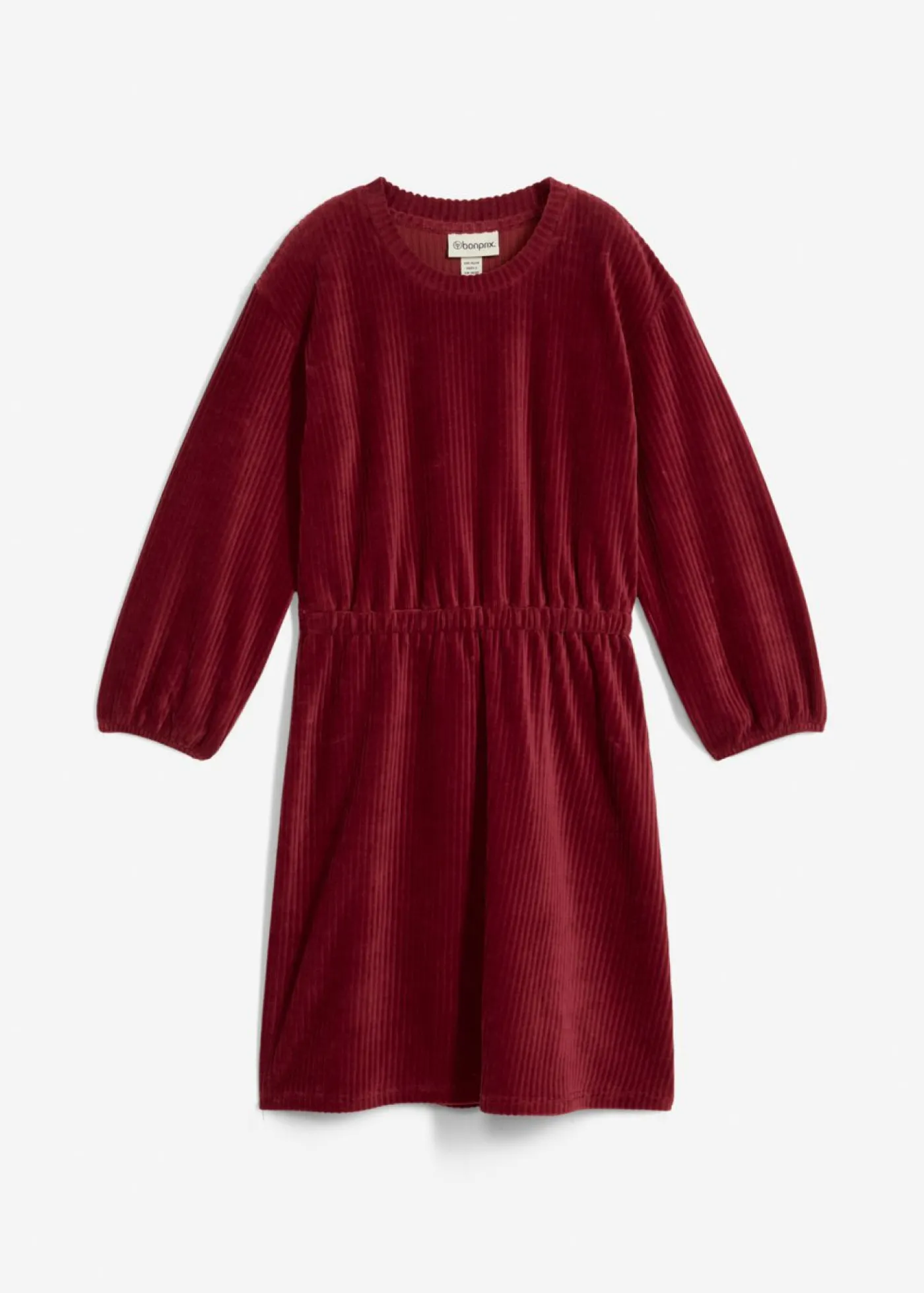 bonprix bonprix Vestido de pana Rojo rubí