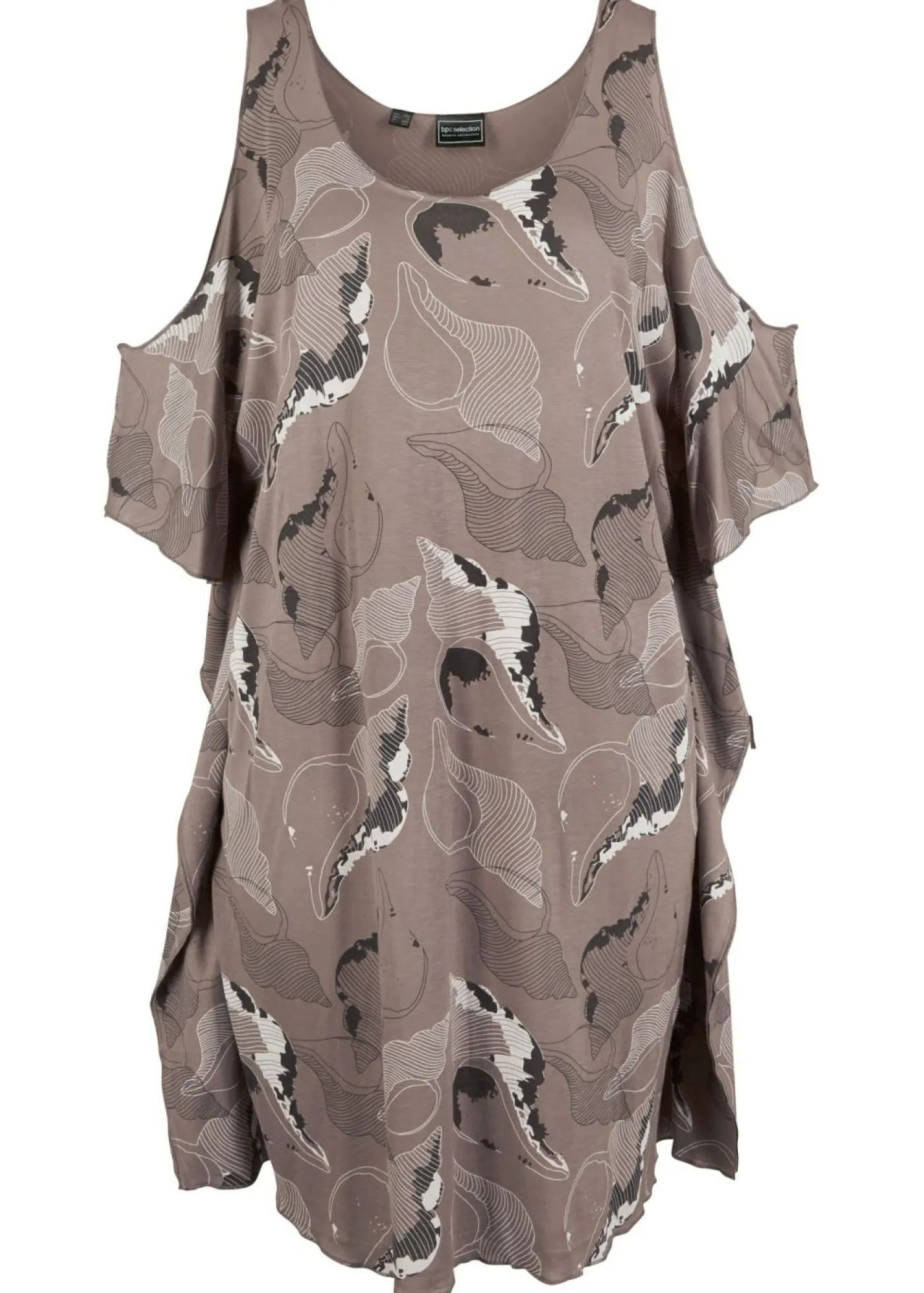 bonprix bonprix Vestido de playa de viscosa Gris