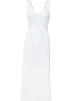 bonprix bonprix Vestido de punto Blanco lana Outlet