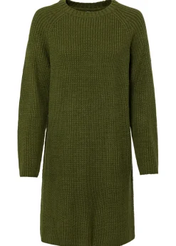 bonprix bonprix Vestido de punto caqui oscuro Online