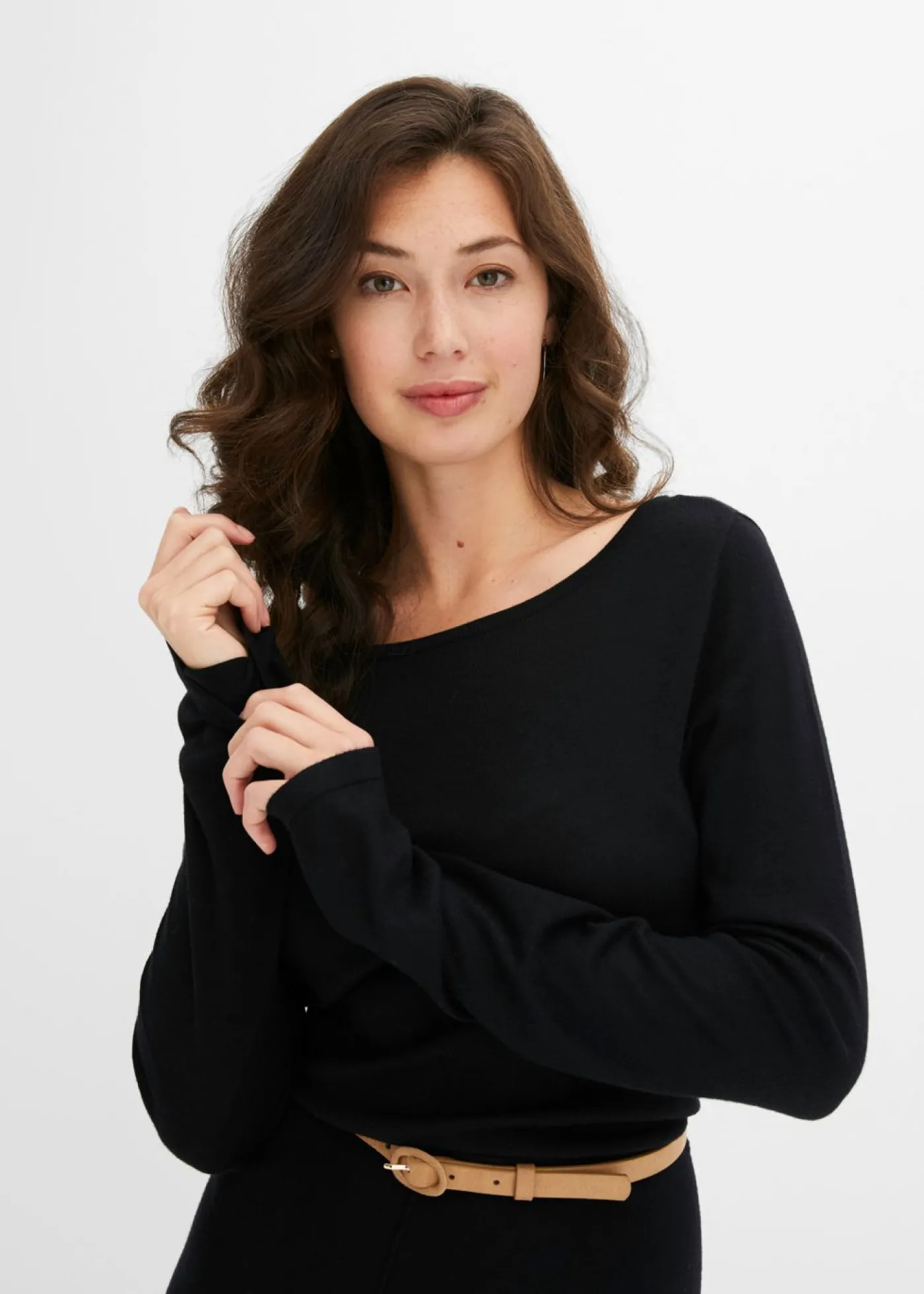 bonprix bonprix Vestido de punto Negro Sale