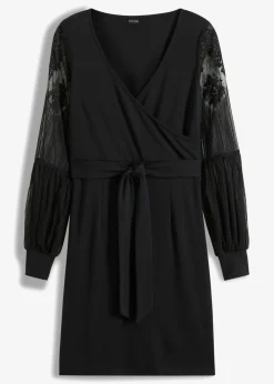 bonprix bonprix Vestido de punto Negro Outlet