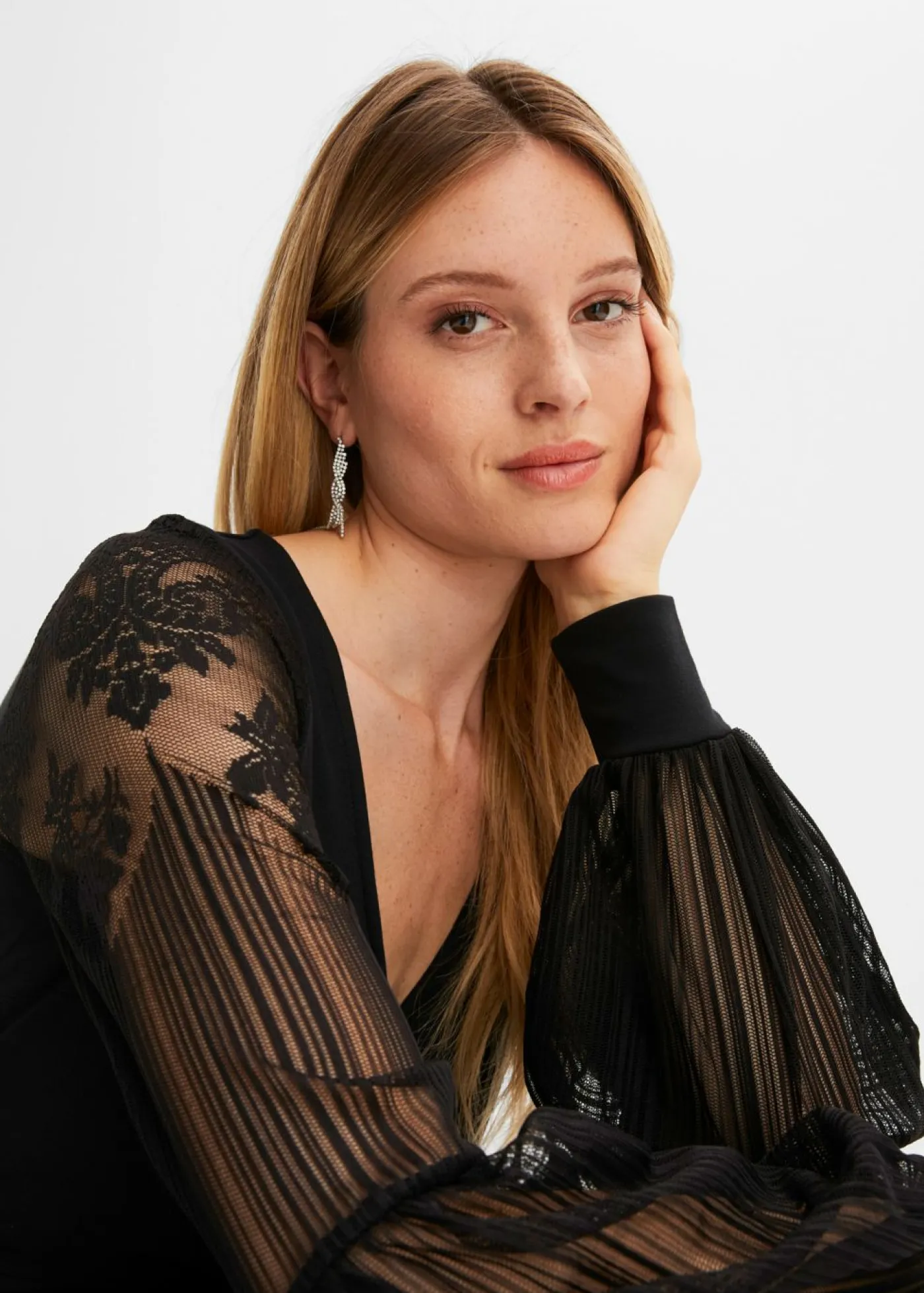 bonprix bonprix Vestido de punto Negro Outlet