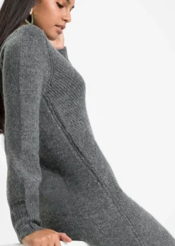 bonprix bonprix Vestido de punto Antracita jaspeado Hot
