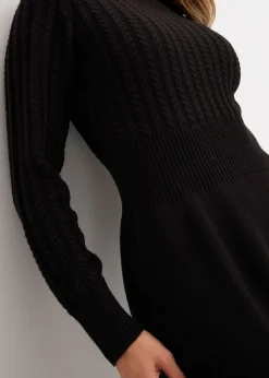 bonprix bonprix Vestido de punto Negro Hot