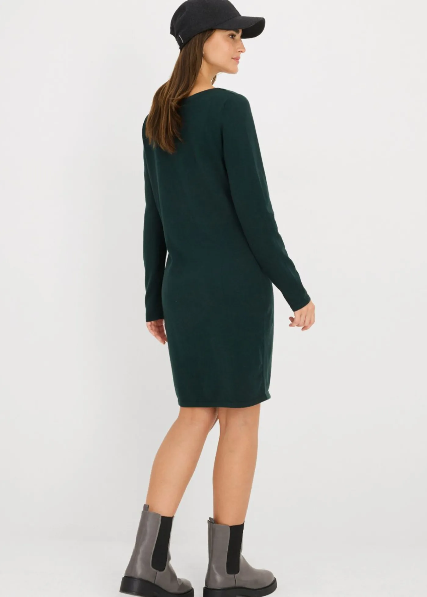 bonprix bonprix Vestido de punto Verde intenso Sale
