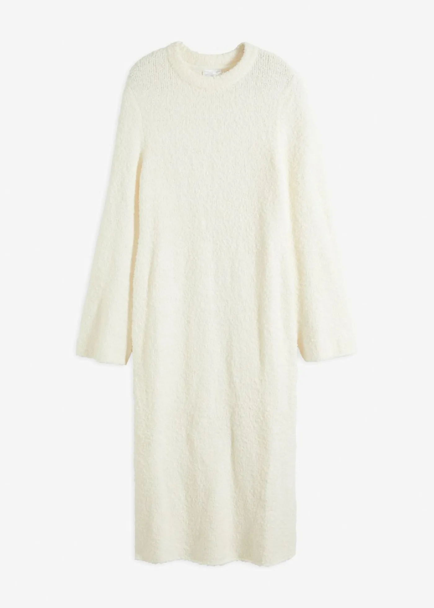 bonprix bonprix Vestido de punto Blanco lana Clearance