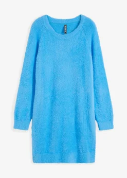 bonprix bonprix Vestido de punto azul brillante Clearance