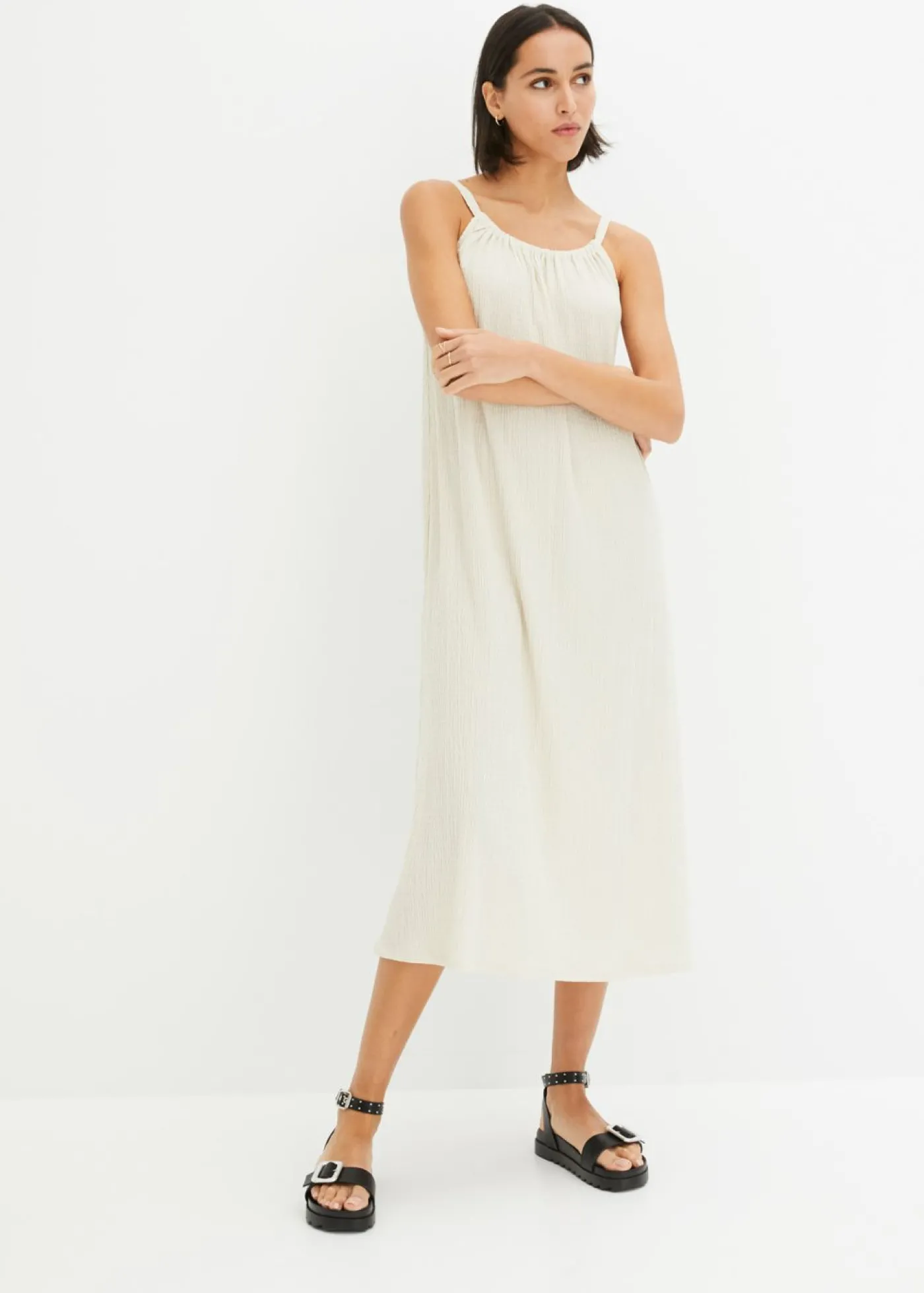 bonprix bonprix Vestido de punto gris guijarro Hot