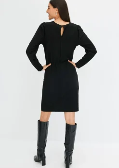 bonprix bonprix Vestido de punto Negro-plata Hot