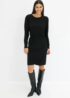 bonprix bonprix Vestido de punto Negro-plata Hot