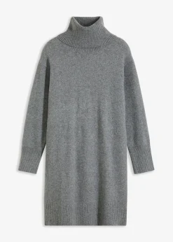 bonprix bonprix Vestido de punto Gris jaspeado Clearance