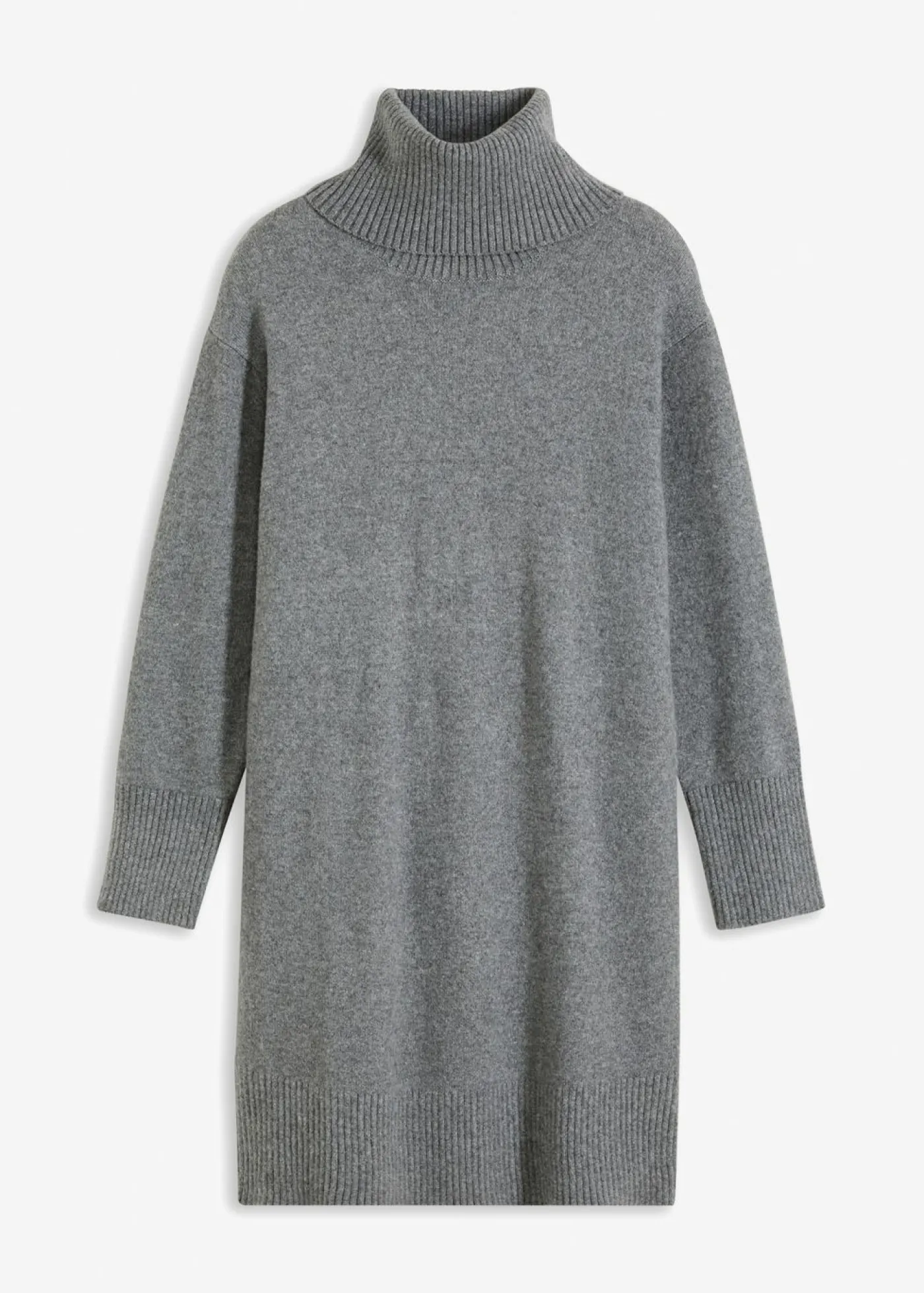 bonprix bonprix Vestido de punto Gris jaspeado Clearance