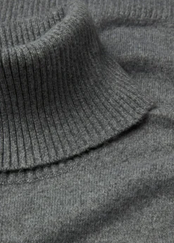 bonprix bonprix Vestido de punto Gris jaspeado Clearance