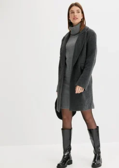 bonprix bonprix Vestido de punto Gris jaspeado Clearance