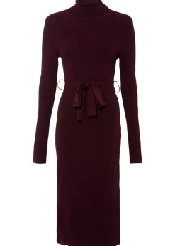 bonprix bonprix Vestido de punto rojo burdeos Hot