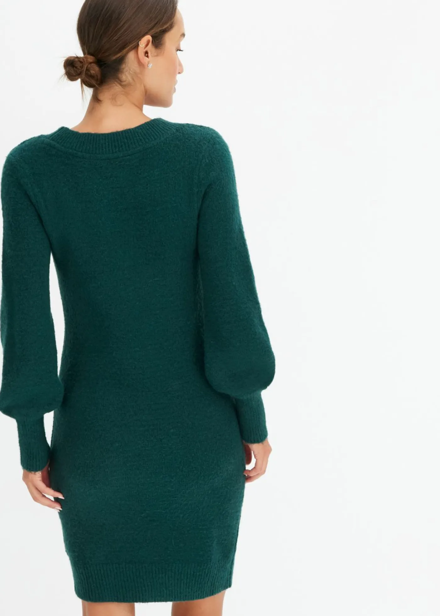 bonprix bonprix Vestido de punto Verde intenso Clearance