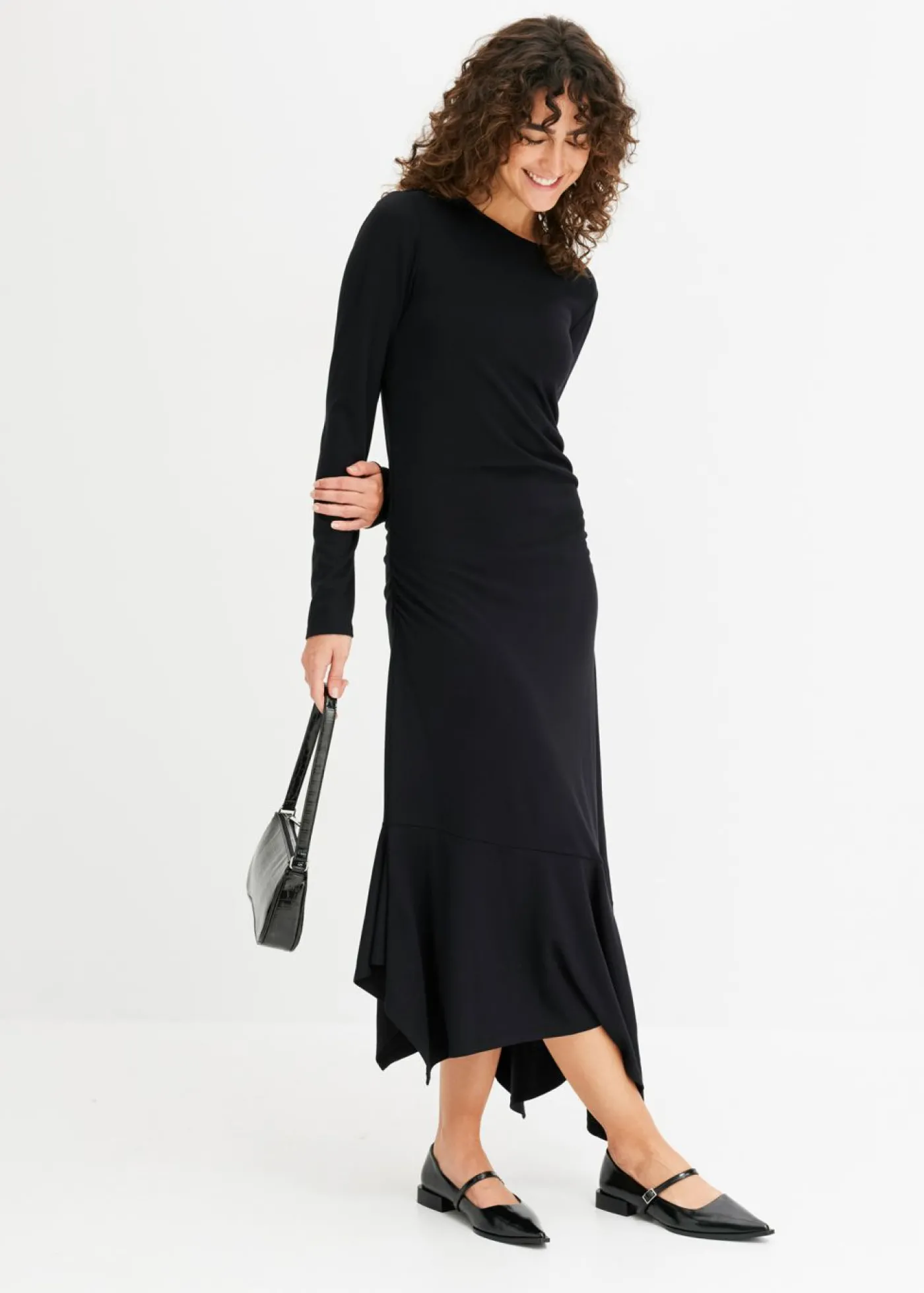 bonprix bonprix Vestido de punto Negro Hot