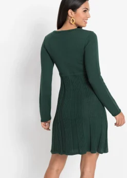 bonprix bonprix Vestido de punto Verde intenso Sale