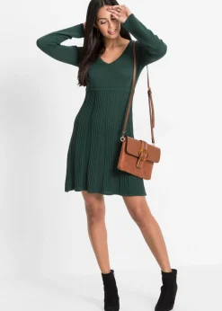 bonprix bonprix Vestido de punto Verde intenso Sale
