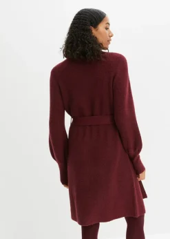 bonprix bonprix Vestido de punto rojo avellana moteado Best