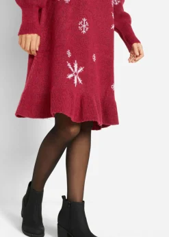bonprix bonprix Vestido de punto Rojo Discount