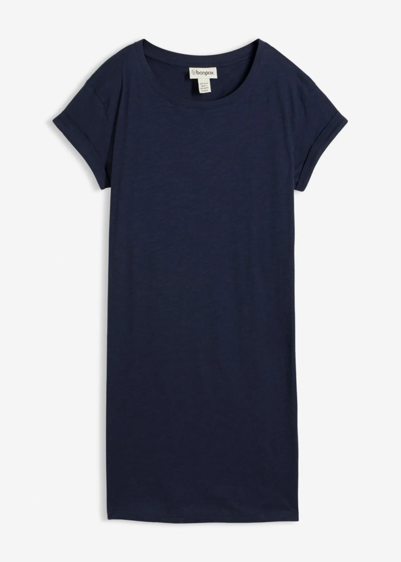 bonprix bonprix Vestido de punto con algodón orgánico puro Azul marino Hot