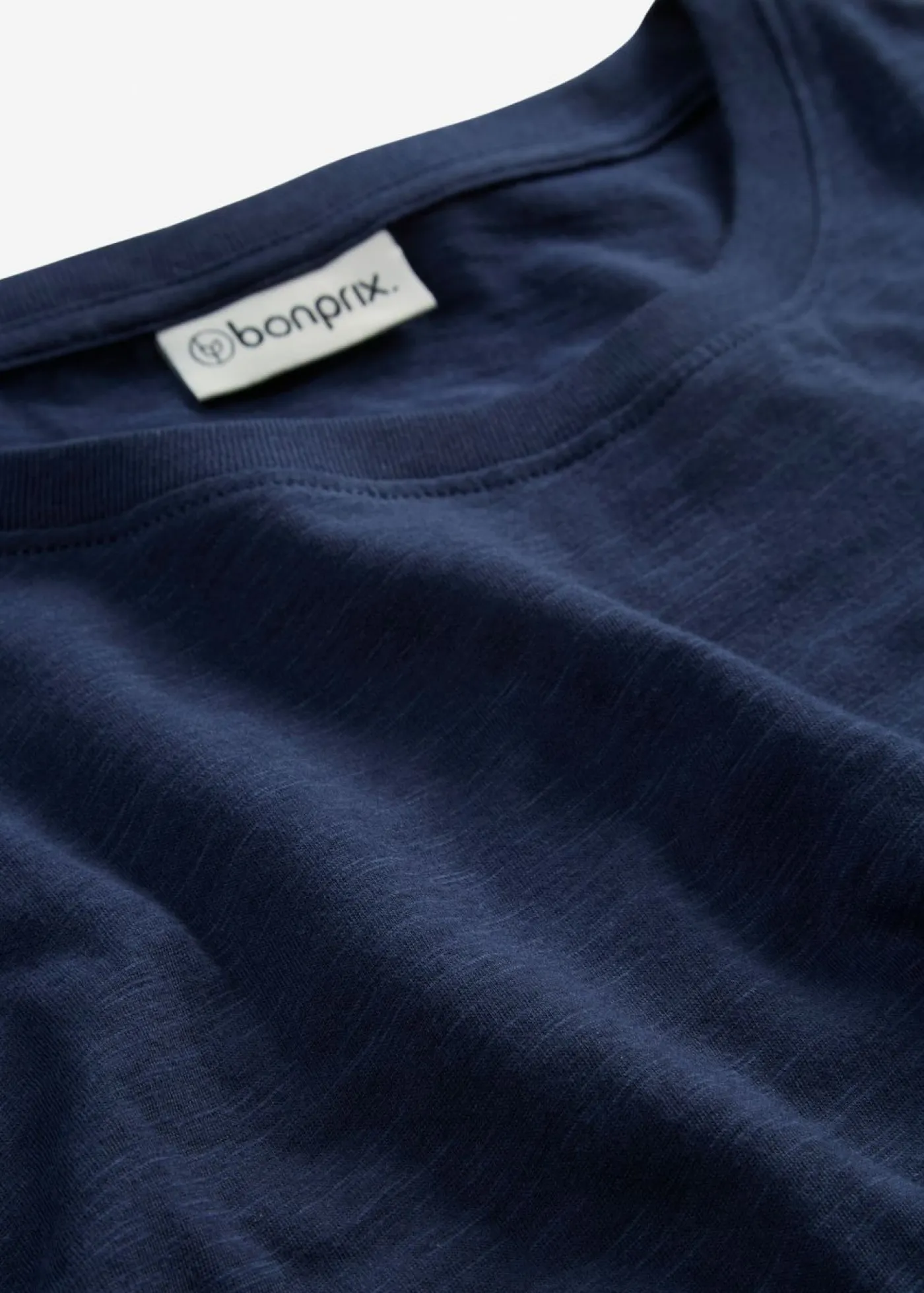 bonprix bonprix Vestido de punto con algodón orgánico puro Azul marino Hot