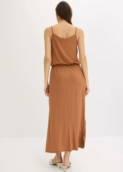bonprix bonprix Vestido de punto con encaje Marrón castaño Sale