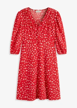 bonprix bonprix Vestido de punto con línea en A fresa Best