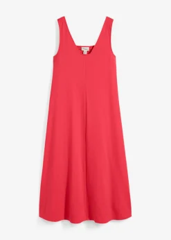 bonprix bonprix Vestido de punto de algodón orgánico puro rosa paraíso Discount