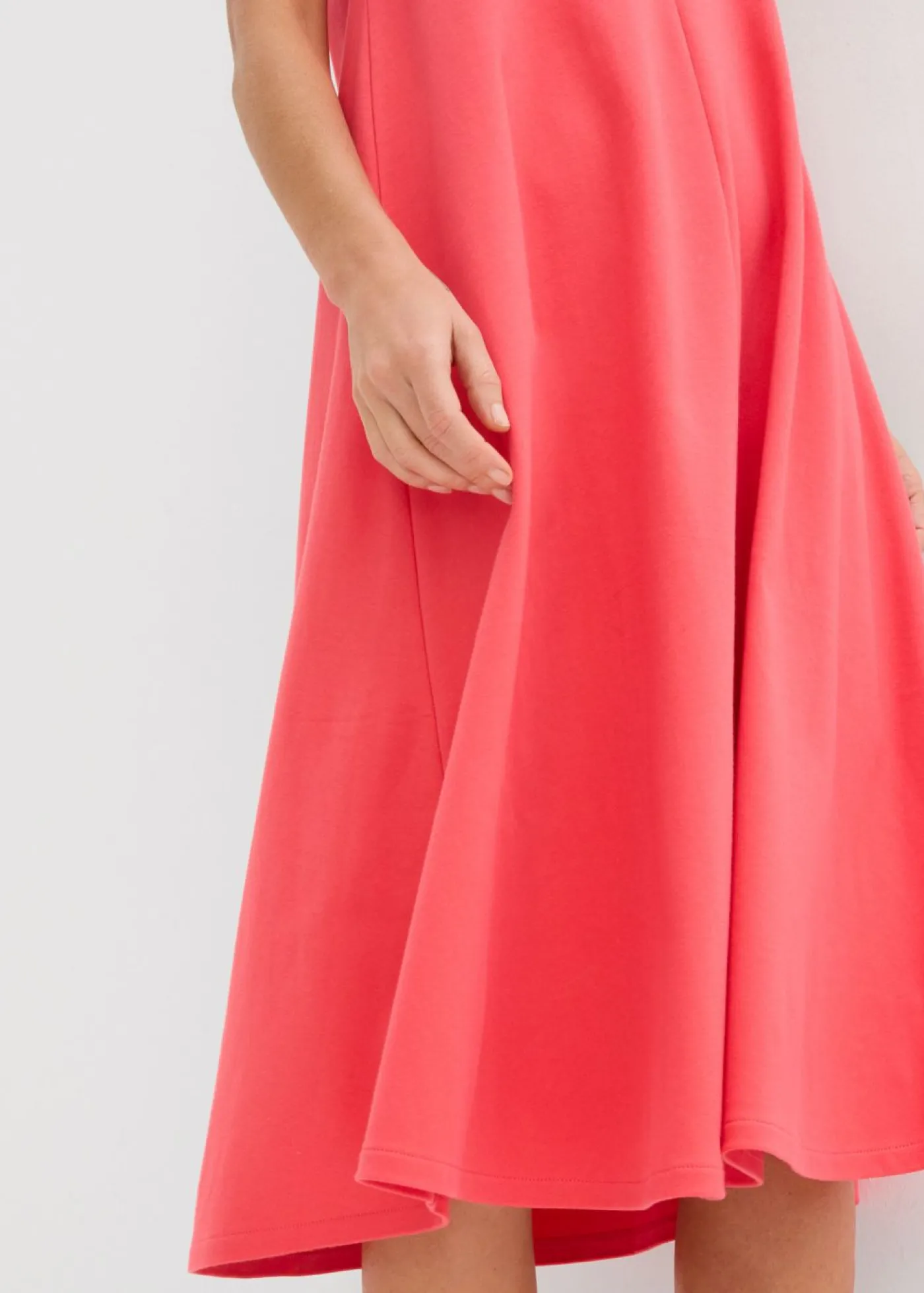 bonprix bonprix Vestido de punto de algodón orgánico puro rosa paraíso Discount