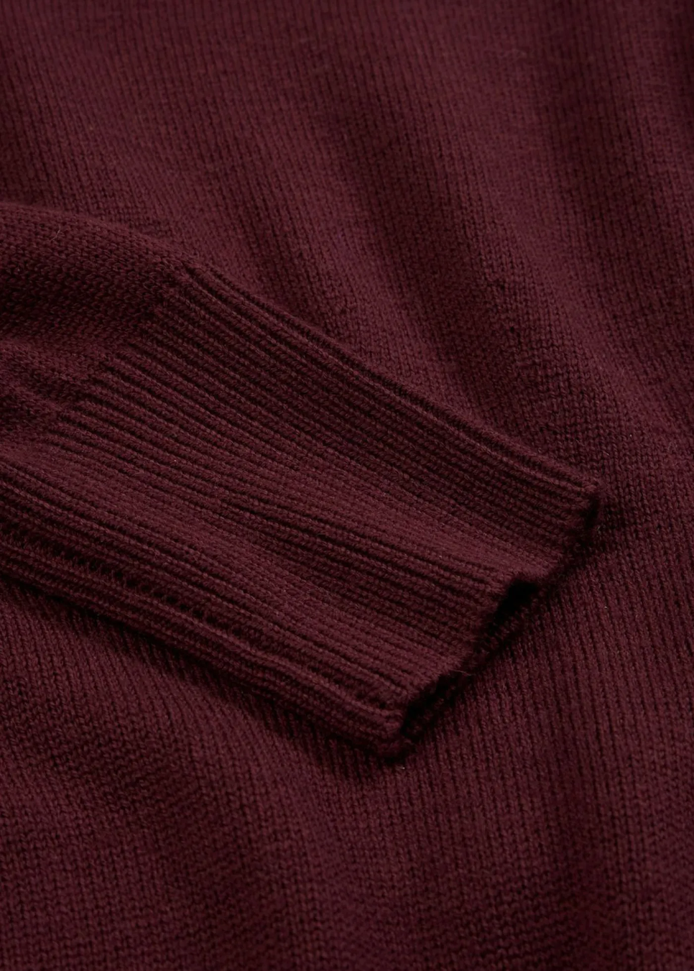 bonprix bonprix Vestido de punto de lana merina rojo burdeos Clearance