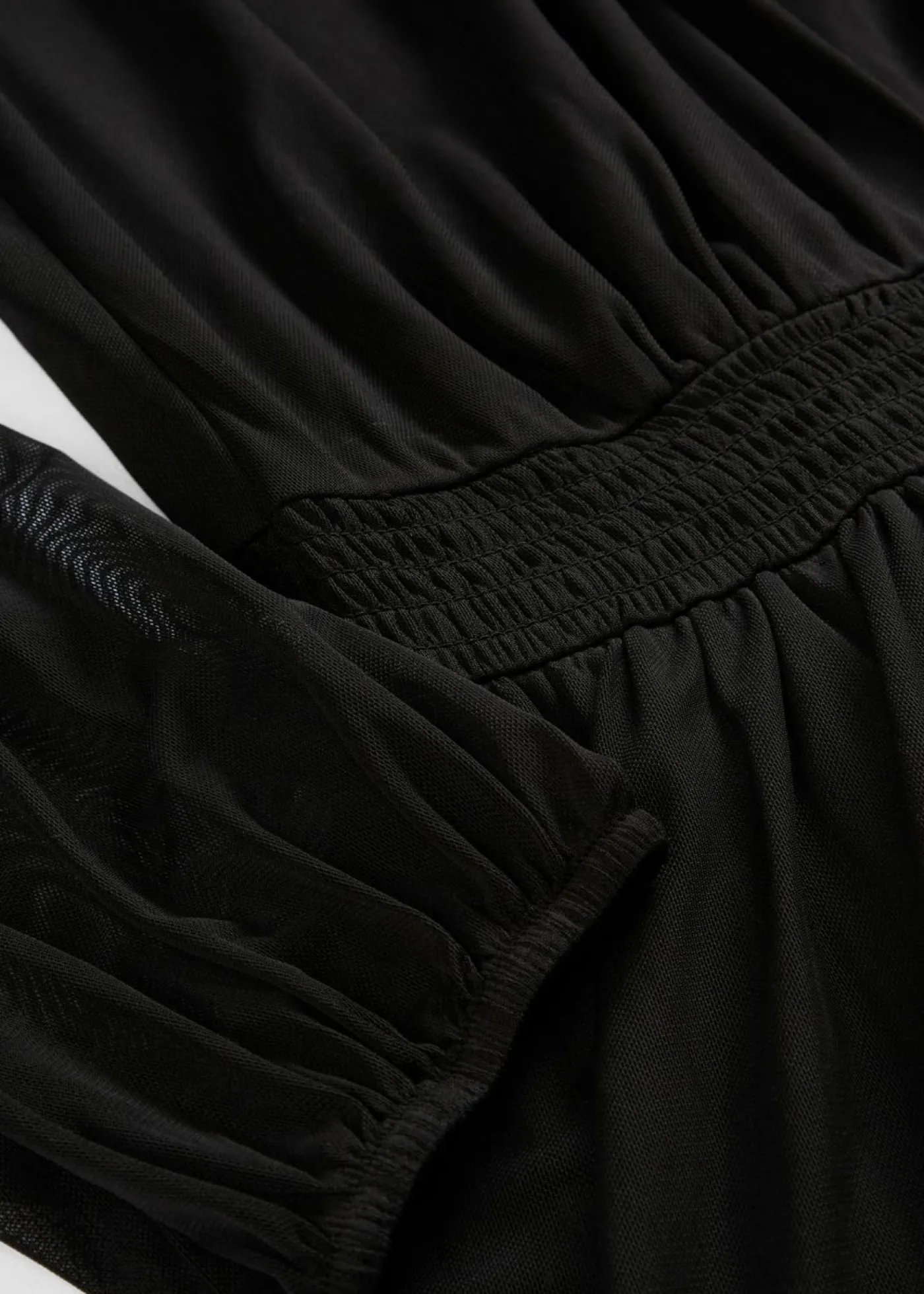 bonprix bonprix Vestido de punto de malla fina Negro Sale