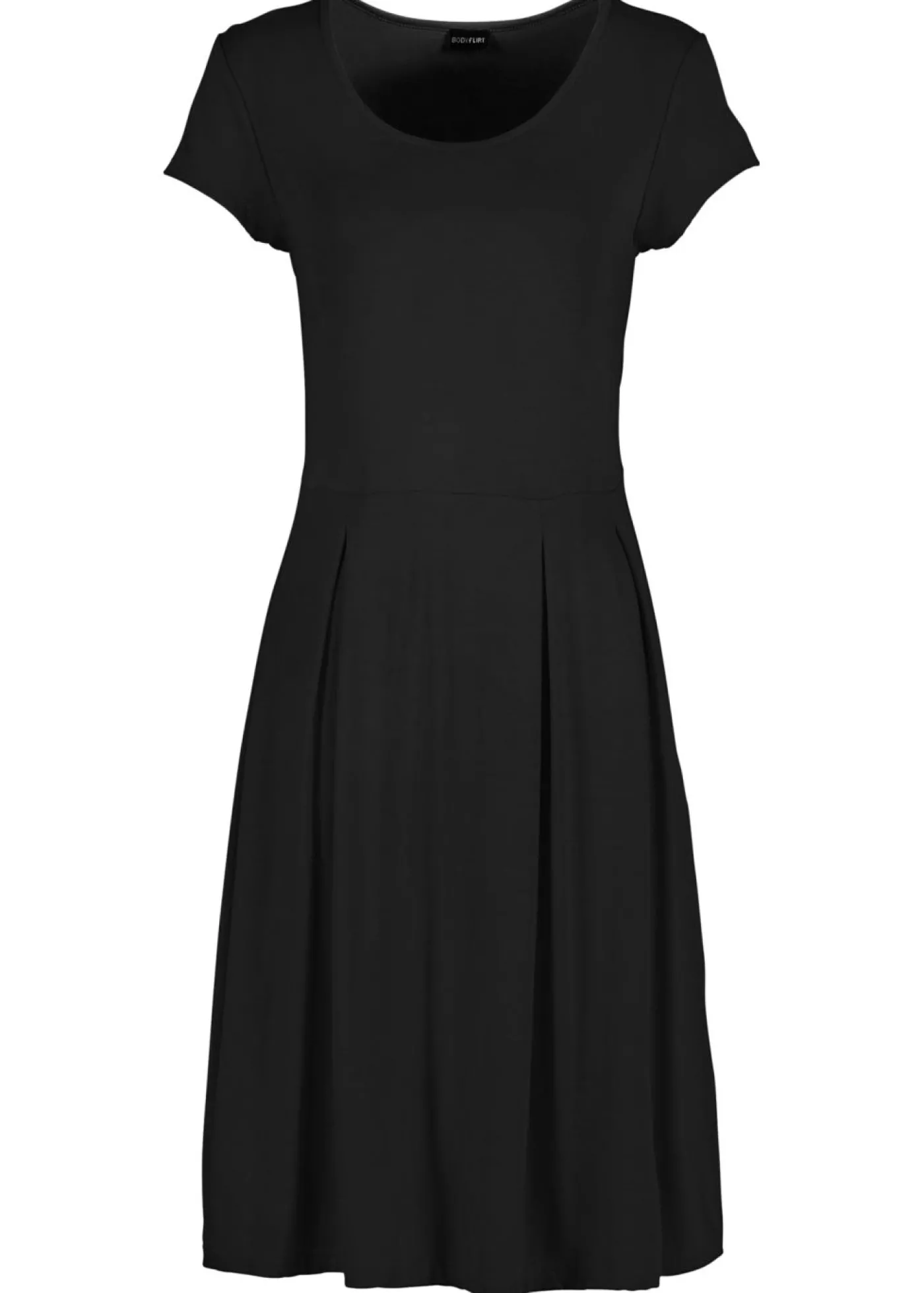 bonprix bonprix Vestido de punto de mezcla de viscosa Negro Discount