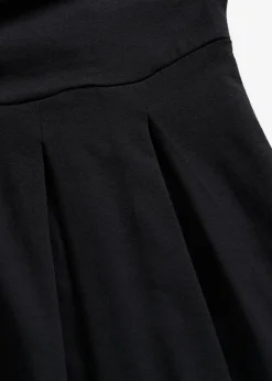 bonprix bonprix Vestido de punto de mezcla de viscosa Negro Discount