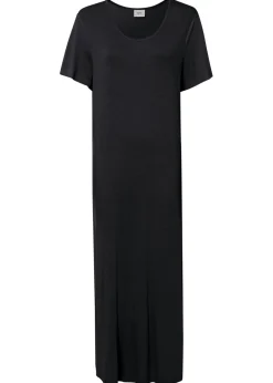 bonprix bonprix Vestido de punto de mezcla de viscosa fluida Negro Discount