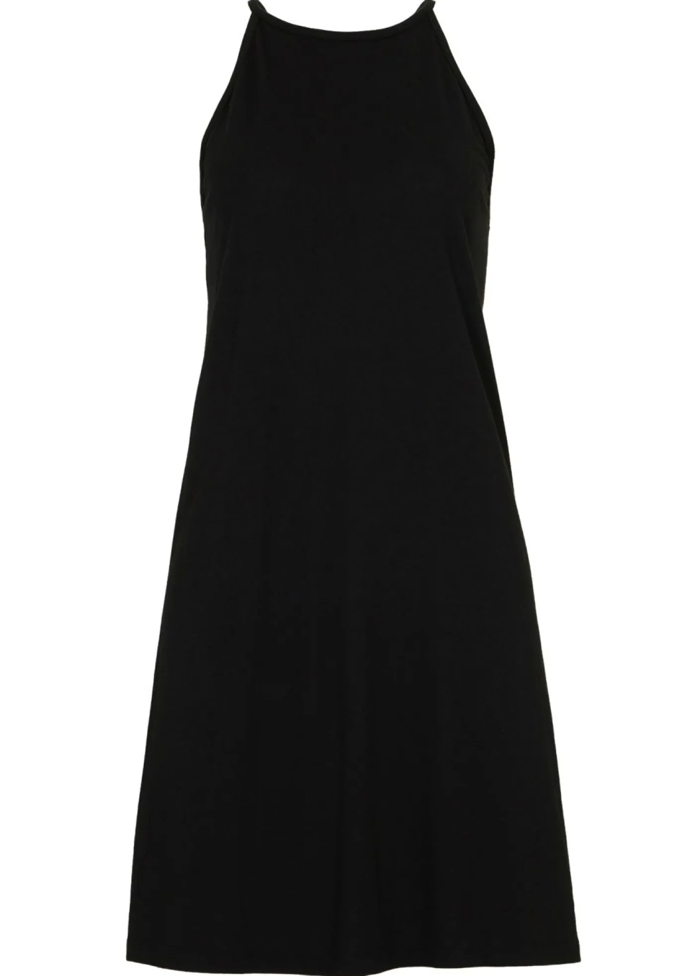 bonprix bonprix Vestido de punto de mezcla de lyocell fluido Negro Clearance