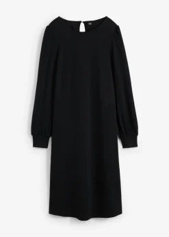 bonprix bonprix Vestido de punto de Punto di Roma Negro Discount
