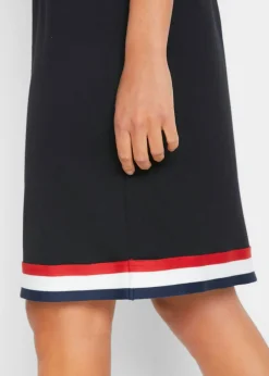bonprix bonprix Vestido de punto de suave mezcla de viscosa Negro