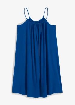 bonprix bonprix Vestido de punto de viscosa fluida Azul ártico Hot